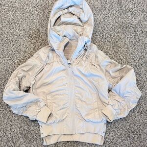 Athleta Tan Hooded Jacket